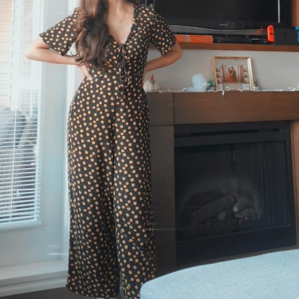 Asos Floral Jumpsuit